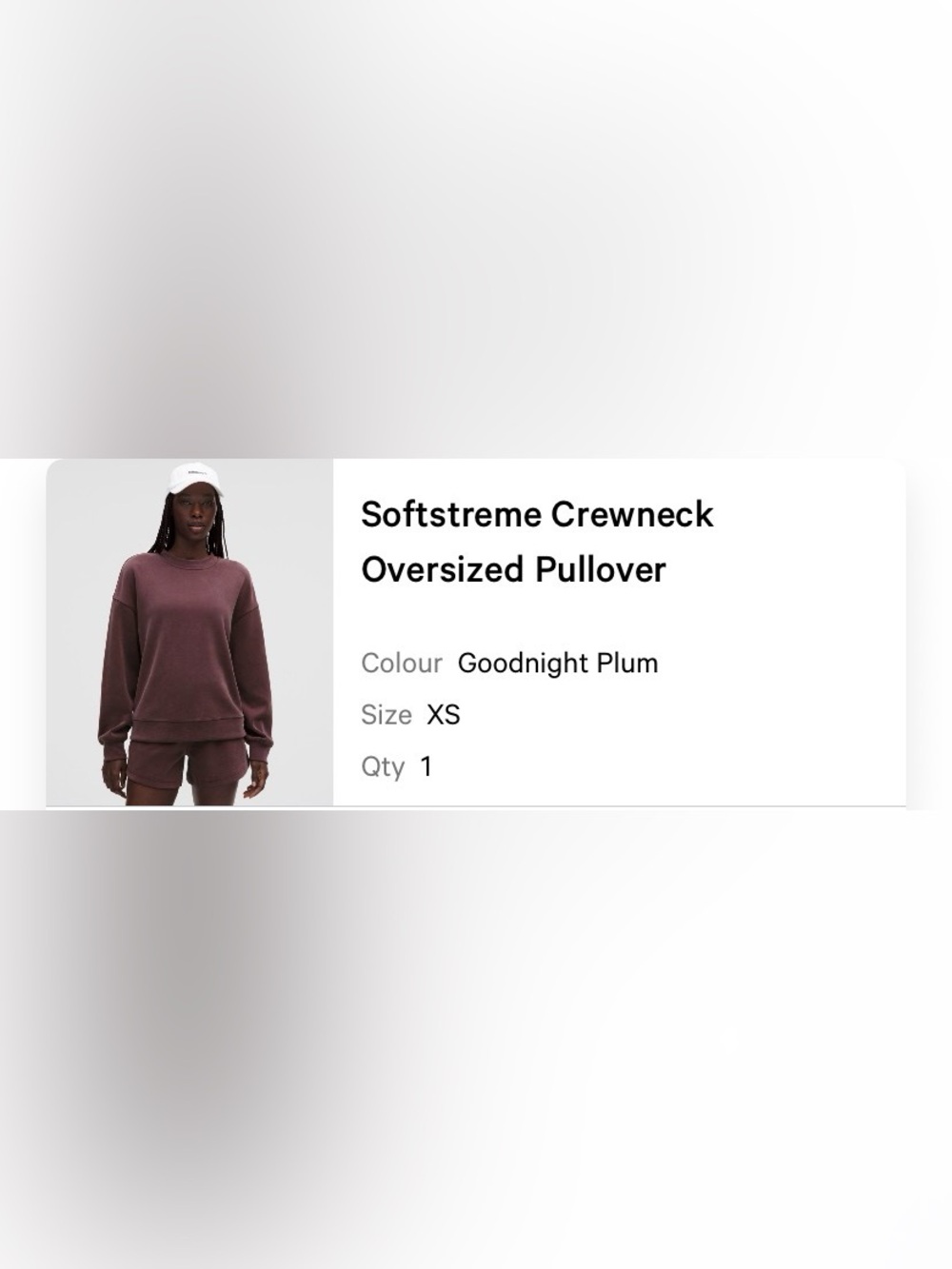 lululemon softstreme pullover NWOT